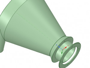 improved cyclone filter for household vacuum cleaner nozzle v02 3d-print 3D-Druckmodell