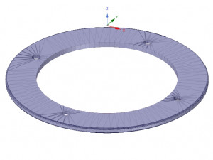 improved cyclone filter for household vacuum cleaner nozzle v02 3d-print 3D-Druckmodell