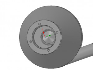 improved cyclone filter for household vacuum cleaner nozzle v02 3d-print 3D-Druckmodell