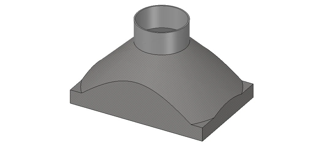 exhaust hood suction nozzle from an industrial vacuum cleaner vr01 3d-print 3D Print Model .c4d .max .obj .3ds .fbx .stl .blend 