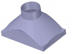 exhaust hood suction nozzle from an industrial vacuum cleaner vr01 3d-print 3D 打印模型
