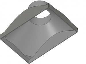 exhaust hood suction nozzle from an industrial vacuum cleaner vr01 3d-print 3D 打印模型