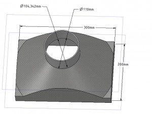 exhaust hood suction nozzle from an industrial vacuum cleaner vr01 3d-print 3D 打印模型