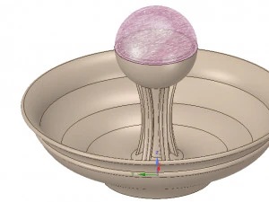 3d 프린트 또는 CNC용 사탕수수 꽃병 컵 용기 v05 3D 프린트 모델