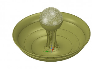 candy cane vase cup vessel v05 for 3d-print or cnc Modello di stampa 3D