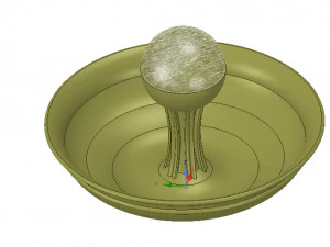 candy cane vase cup vessel v05 for 3d-print or cnc 3D Print Model
