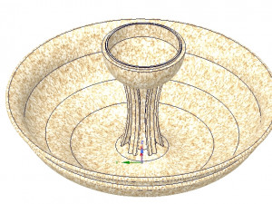 candy cane vase cup vessel v05 for 3d-print or cnc Modello di stampa 3D