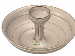 candy cane vase cup vessel v05 for 3d-print or cnc 3D Print Model
