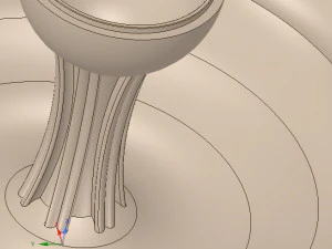candy cane vase cup vessel v05 for 3d-print or cnc 3D Print Model