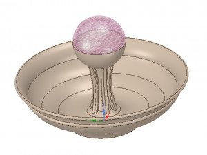 candy cane vase cup vessel v05 for 3d-print or cnc Modello di stampa 3D