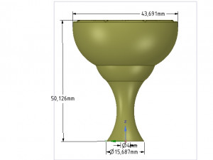 simple-made furniture handle knob kn06 3d-print and cnc 3D Baskı Modeli