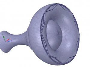 Bot&atilde;o de ma&ccedil;aneta de m&oacute;veis de fabrica&ccedil;&atilde;o simples kn06 impress&atilde;o 3d e cnc Modelo de Impressão 3D