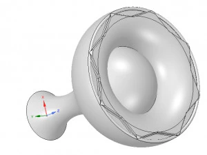 Bot&atilde;o de ma&ccedil;aneta de m&oacute;veis de fabrica&ccedil;&atilde;o simples kn06 impress&atilde;o 3d e cnc Modelo de Impressão 3D