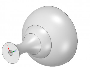 simple-made furniture handle knob kn06 3d-print and cnc 3D Baskı Modeli