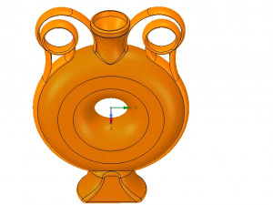 amphora greek cup vessel vase v03 for 3d print and cnc 3D 프린트 모델
