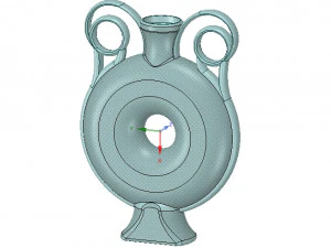 amphora greek cup vessel vase v03 for 3d print and cnc 3D Print Model