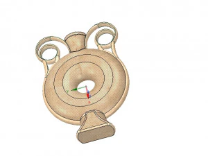 amphora greek cup vessel vase v03 for 3d print and cnc 3D Print Model