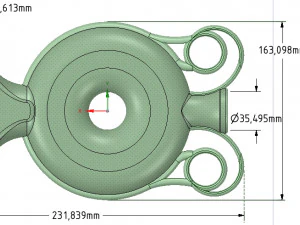 amphora greek cup vessel vase v03 for 3d print and cnc 3D Print Model