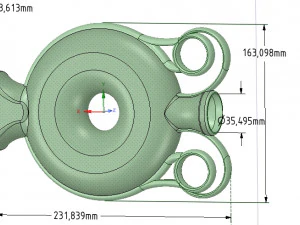 amphora greek cup vessel vase v03 for 3d print and cnc 3D Print Model