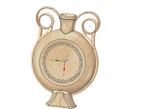 amphora greek cup vessel vase v04 for 3d print and cnc 3D Print Model