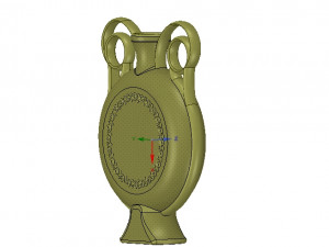amphora greek cup vessel vase v04 for 3d print and cnc 3D Print Model