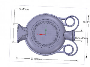amphora greek cup vessel vase v04 for 3d print and cnc 3D Print Model