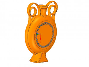 amphora greek cup vessel vase v04 for 3d print and cnc 3D Print Model
