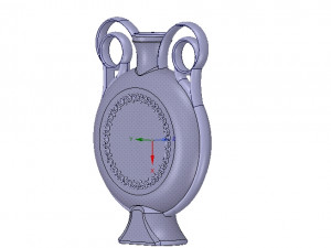 amphora greek cup vessel vase v04 for 3d print and cnc 3D Print Model