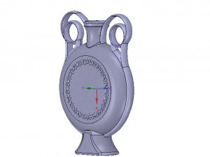 amphora greek cup vessel vase v04 for 3d print and cnc 3D Print Model