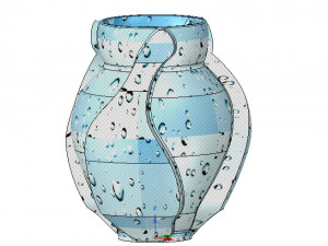 vase cup vessel v05 for 3d-print or cnc Modelo de impresión 3D