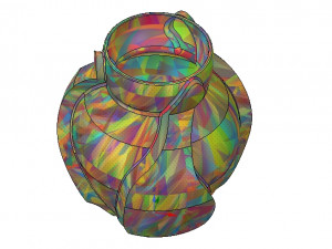 vase cup vessel v05 for 3d-print or cnc Modelo de impresión 3D