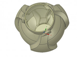 vase cup vessel v05 for 3d-print or cnc Modelo de impresión 3D