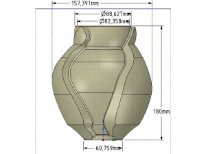 vase cup vessel v05 for 3d-print or cnc Modelo de impresión 3D