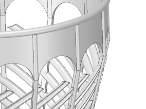 3डी-प्रिंट या सीएनसी के लिए कागज या फूल के लिए टोकरी फूलदान वॉलेट v07 3D प्रिंट मॉडल