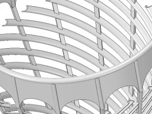 3डी-प्रिंट या सीएनसी के लिए कागज या फूल के लिए टोकरी फूलदान वॉलेट v07 3D प्रिंट मॉडल