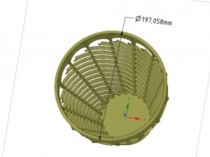 basket vase wallet for paper or flower v07 for 3d-print or cnc Modello di stampa 3D