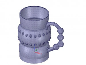 professional coffee cup tea vessel v02 for 3d print and cnc 3D Print Model