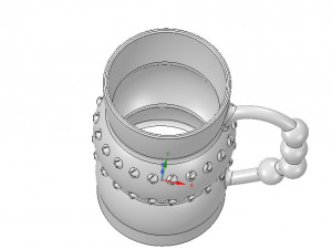 professional coffee cup tea vessel v02 for 3d print and cnc 3D-Druckmodell