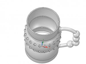 professional coffee cup tea vessel v02 for 3d print and cnc 3D Print Model