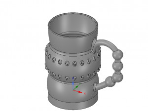professional coffee cup tea vessel v02 for 3d print and cnc 3D-Druckmodell