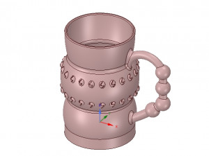 professional coffee cup tea vessel v02 for 3d print and cnc 3D-Druckmodell