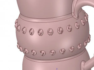 professional coffee cup tea vessel v02 for 3d print and cnc 3D Print Model