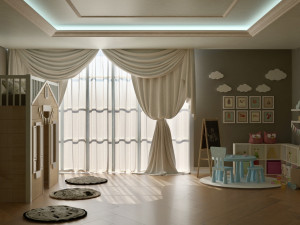 children room 3D 모델