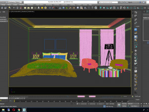 bedroom 3Dモデル