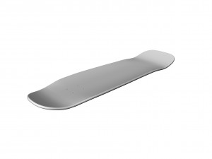 cruiser skateboard mold- ready to be milled Modelo 3D