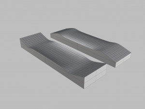 cruiser skateboard mold- ready to be milled Modelo 3D