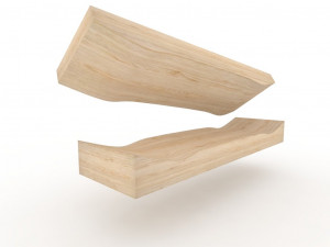 cruiser skateboard mold- ready to be milled Modelo 3D