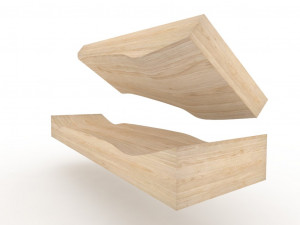 cruiser skateboard mold- ready to be milled Modelo 3D
