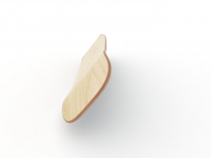 cruiser skateboard mold- ready to be milled Modelo 3D