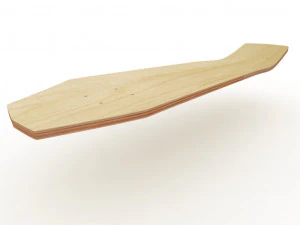 Old school shape skateboard mold- ready to be milled 3D Model